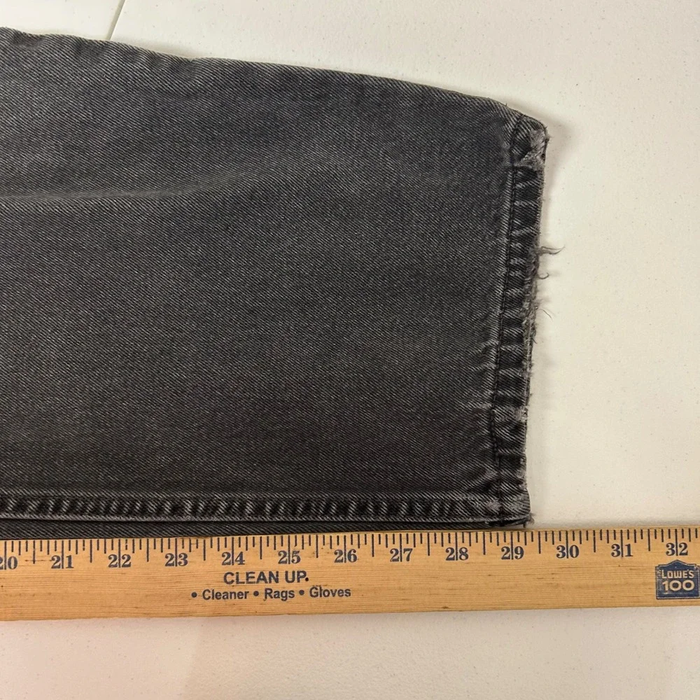 VTG Levi's 550 Relaxed Fit Jeans Mens 38x32 (Fit 36x30) Faded Black Tapered Leg